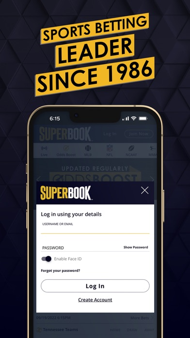 SuperBook Sports Tennessee Screenshot