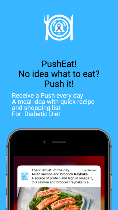 PushEat! Diabetic Meal Recipesのおすすめ画像1