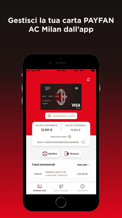 PAYFAN AC Milan Screenshot