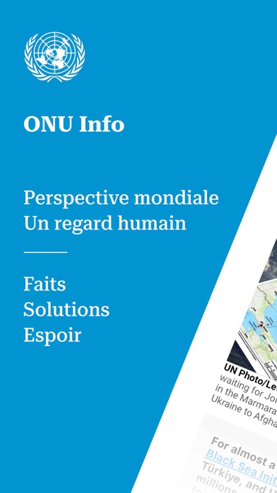 Screenshot #1 pour ONU Info