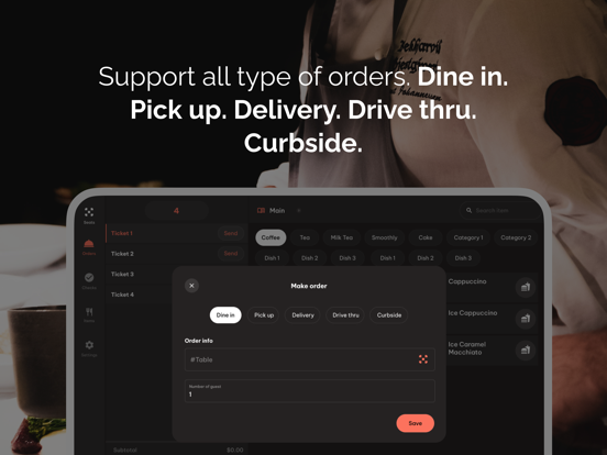 AUM POS iPad screenshot 6 - Business app