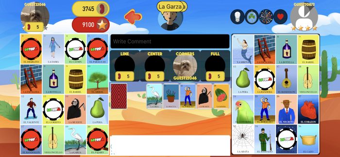 Lotería Mexicana Game