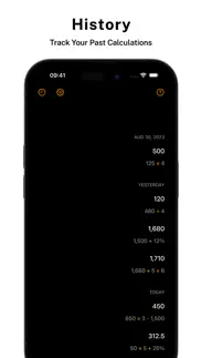 calcullo - calculator widget iphone screenshot 4
