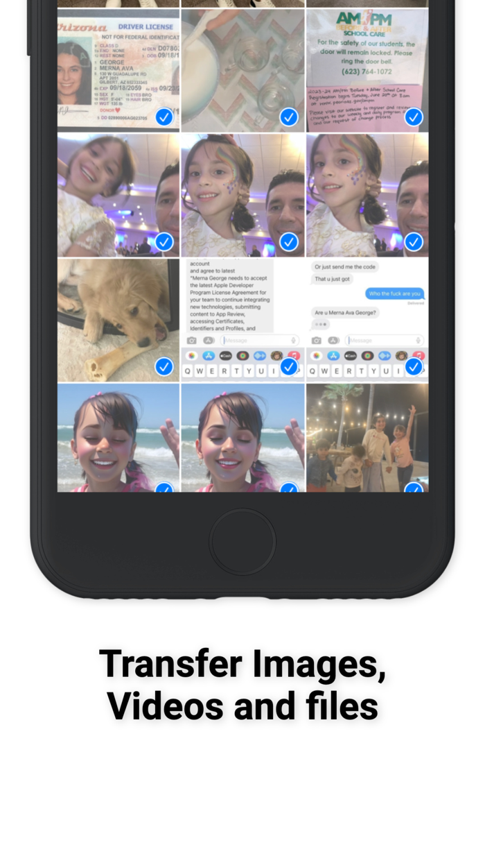 Content Transfer Contacts-File