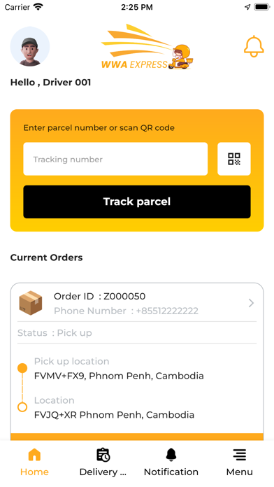 WWA Easy Express Delivery Screenshot