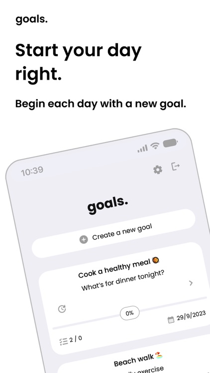 goals. habit & task tracker