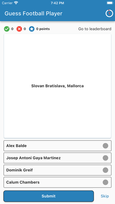Guess Football Player By Clubs Screenshot