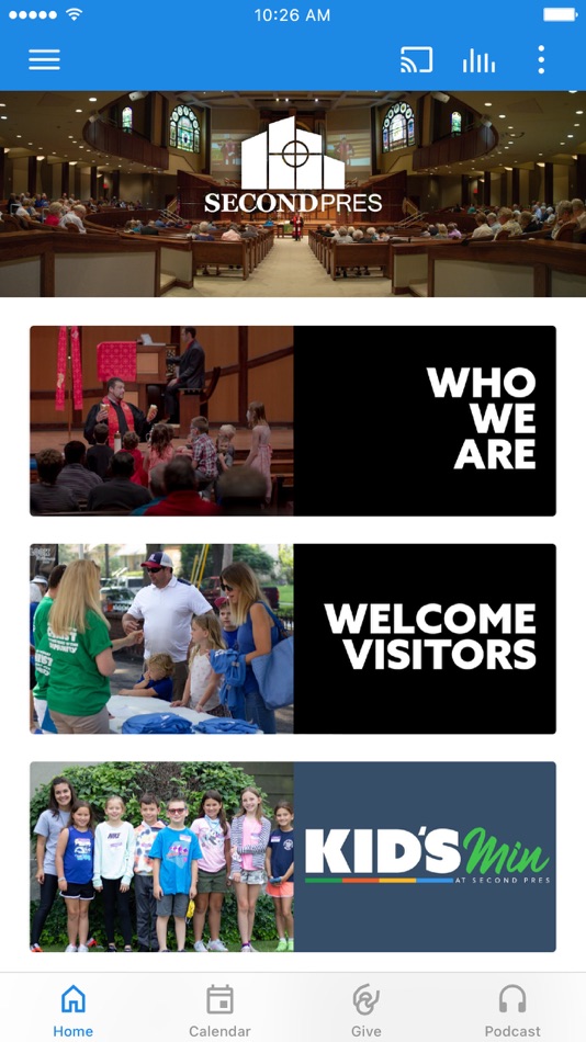 #1. Second Pres (iOS) Podle: Second Presbyterian Church