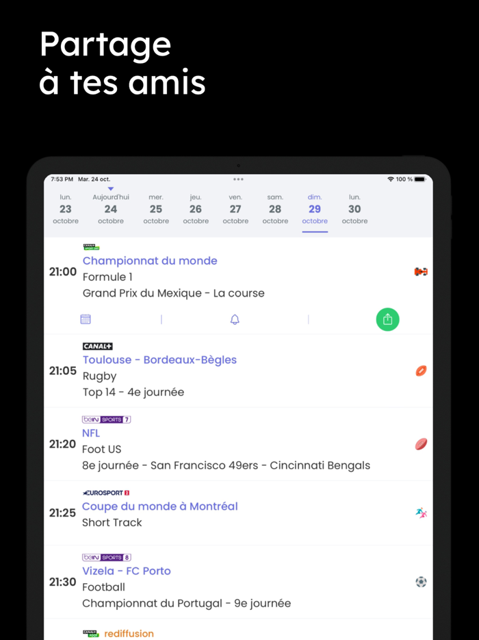 TV Sports - programme sportif