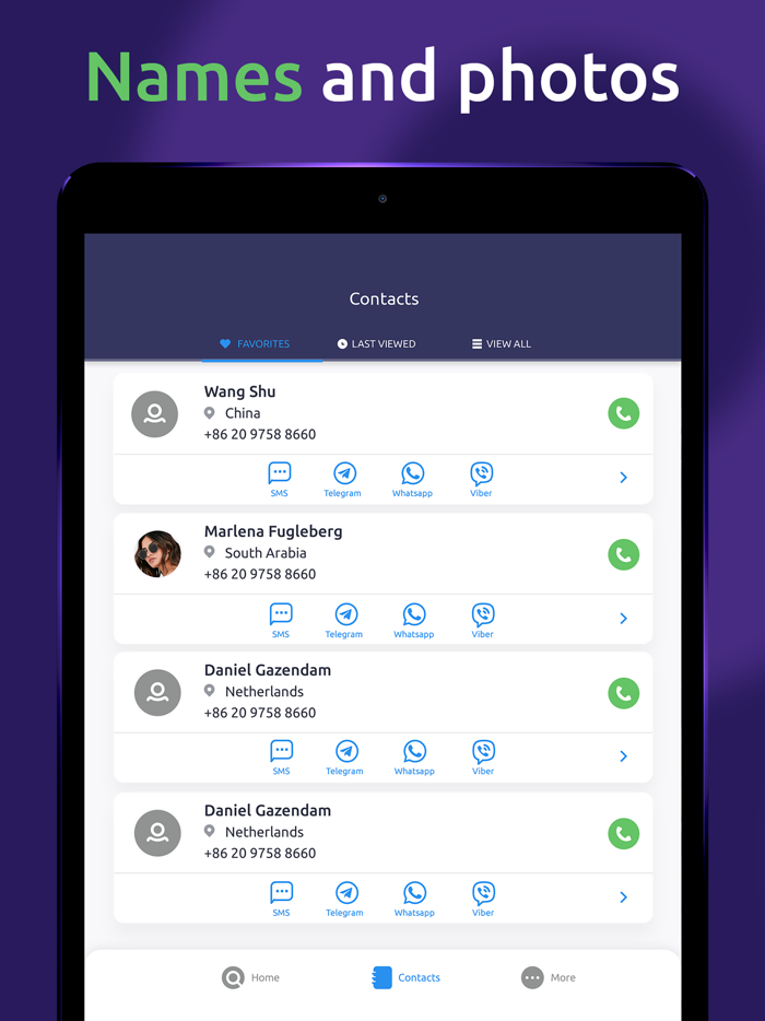 Caller id True number finder