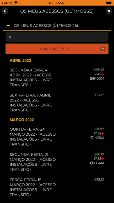 Instinto Health Club Screenshot