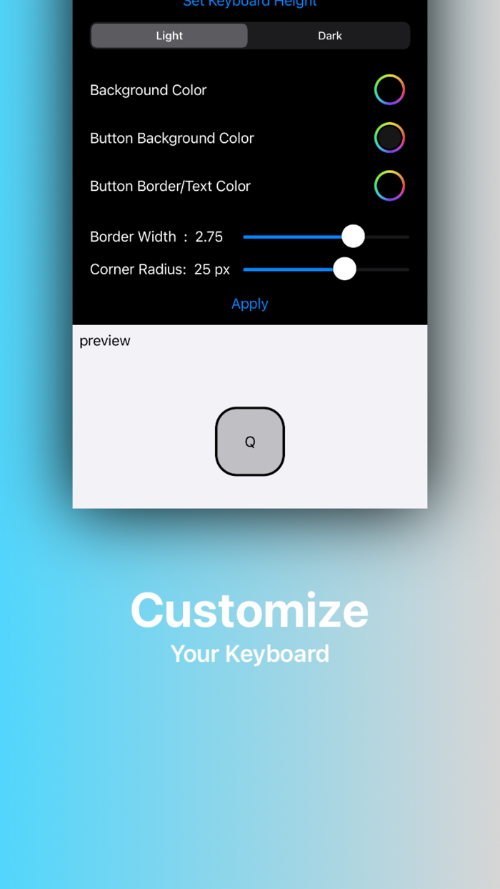 CusKey Customizable Keyboard