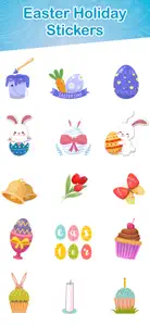 Easter Holiday Stickers! screenshot #1 for iPhone