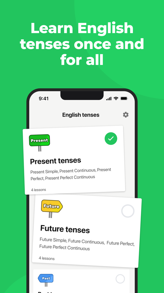 English Grammar Course -Tenses - 1.0.3 - (iOS)