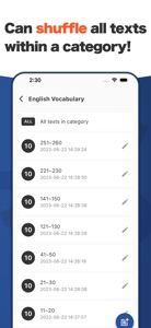 Shuffle Texts: Fast Memorize screenshot #4 for iPhone