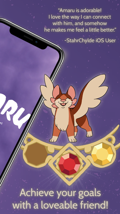 Amaru: Self-care Virtual Pet Screenshot