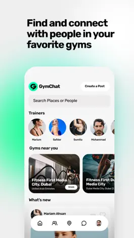 Game screenshot GymChat - Social Fitness apk