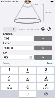 lumen calculator iphone screenshot 3