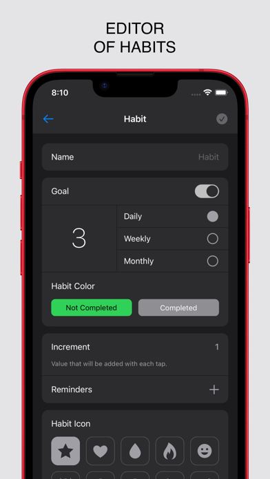 Habits: Goal Tracker Screenshot