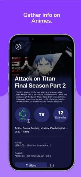 Game screenshot AniCat - AnimeList and Tracker hack