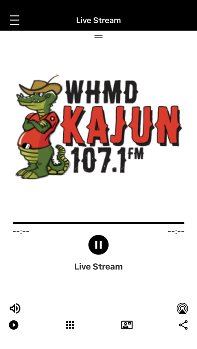 Kajun 107 Screenshot