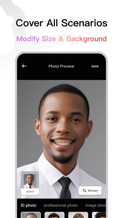 ID Pics- AI ID Passport Photo Screenshot