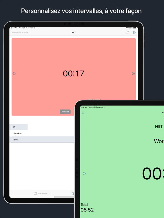 Screenshot #4 pour Next Up - Interval Timer