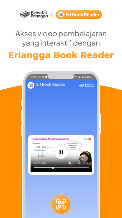 Erlangga QR Book Reader Screenshot