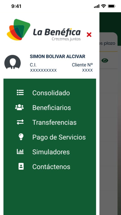 Cooperativa La Benéfica Móvil Screenshot