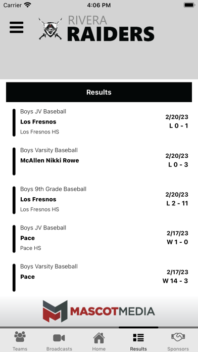 Brownsville ISD Athletics Screenshot