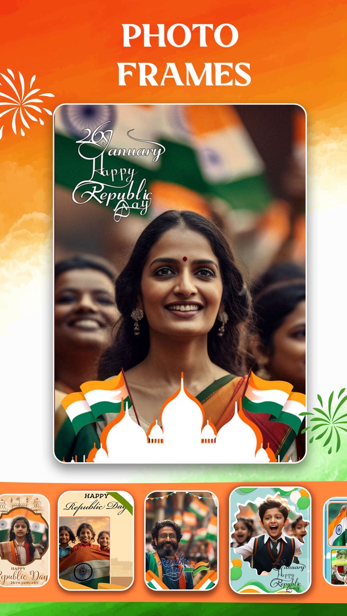Republic Day Frames  Cards