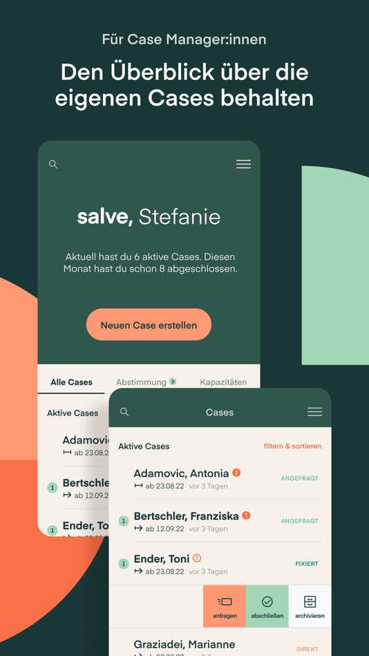 #1. salve (iOS) Podle: connexia - Gesellschaft für Gesundheit und Pflege gem. GmbH