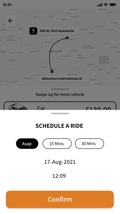 Taxi Ontime fort Saskatchewan Screenshot