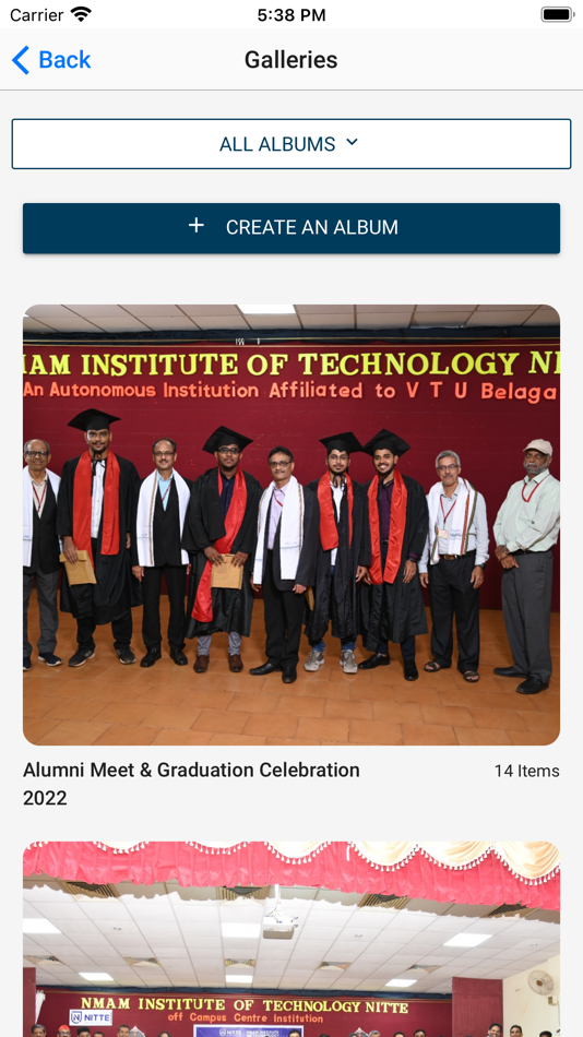 #3. NITTE Alumni App (iOS) โดย: Almashines