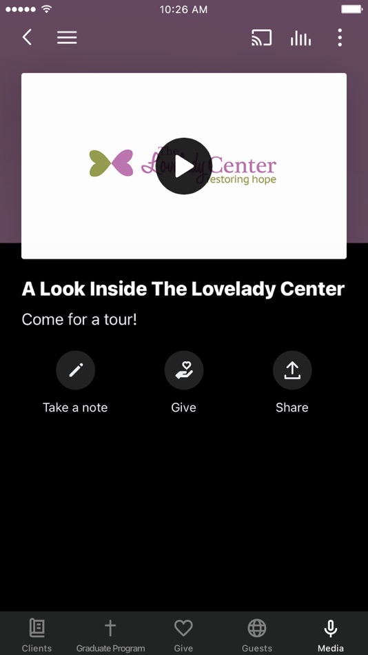 #3. The Lovelady Center (iOS) 由: RAIN Freedom, INC.
