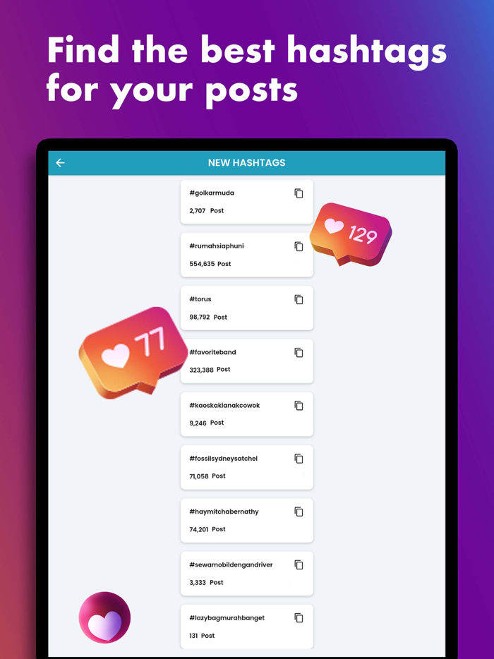 IGtags - Trending Hashtags