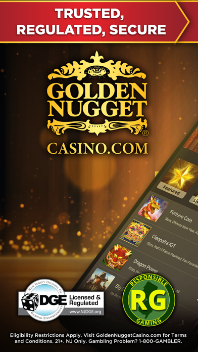 Golden Nugget NJ Online Casino Screenshot