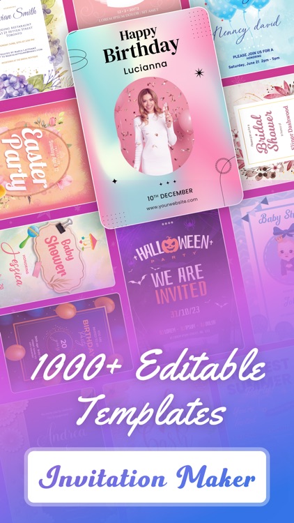 Invitation Maker: Birthday