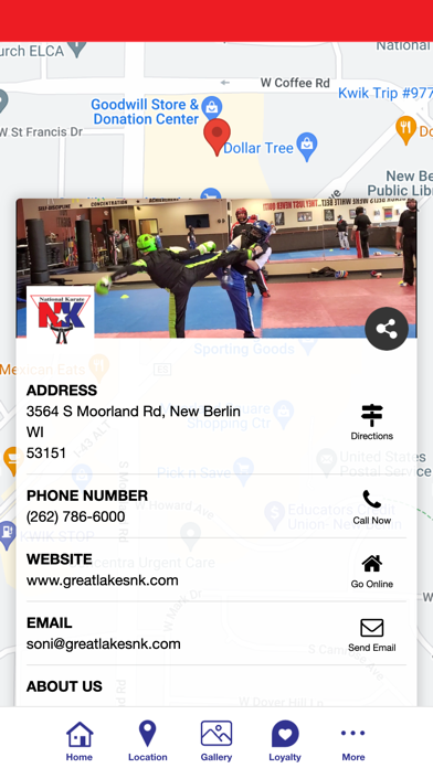 Wisconsin National Karate Screenshot