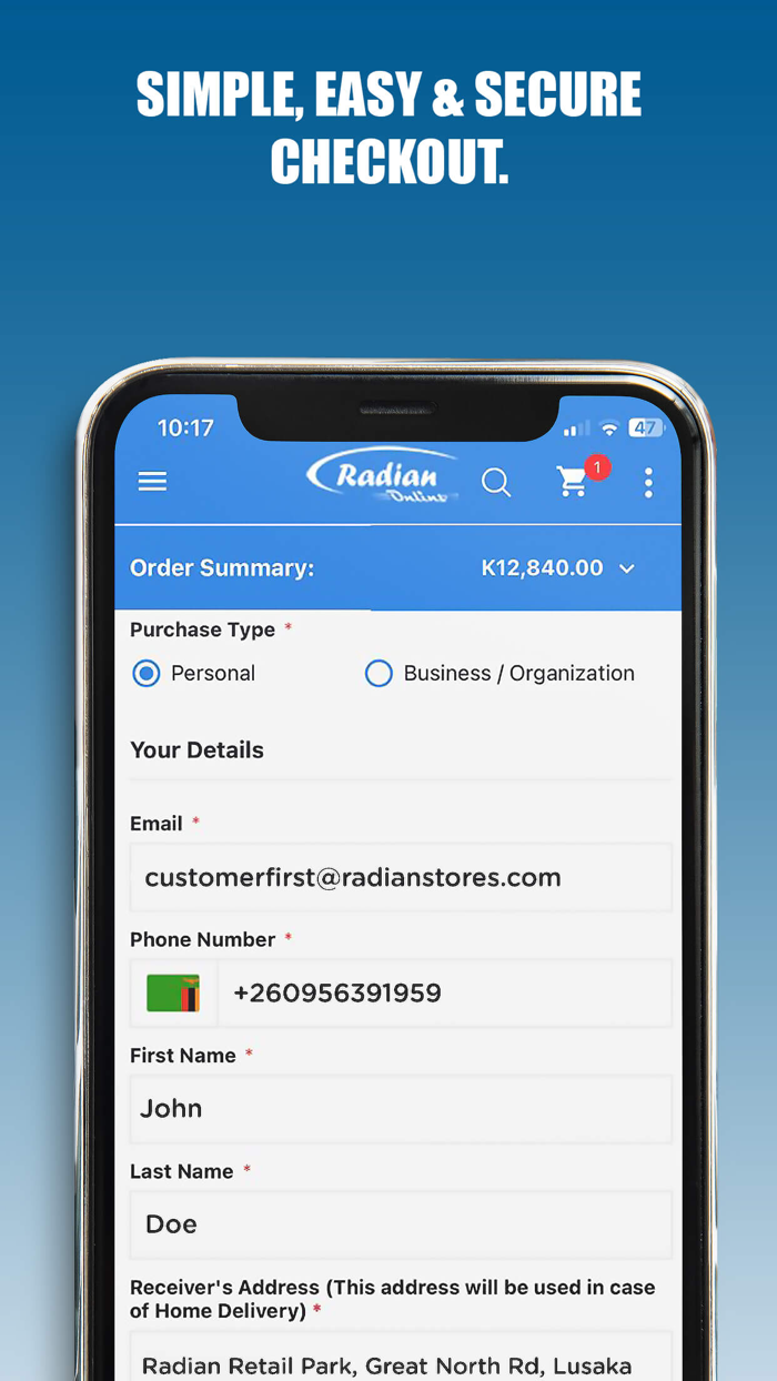 Radian Online Zambia