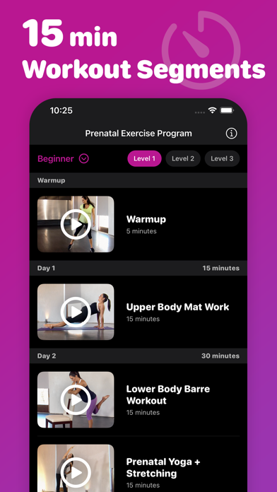 Pregnancy Workouts + Screenshot