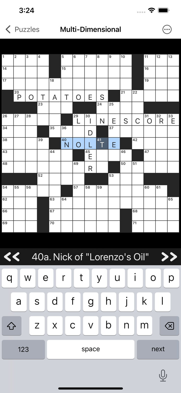 Black Ink Crosswords