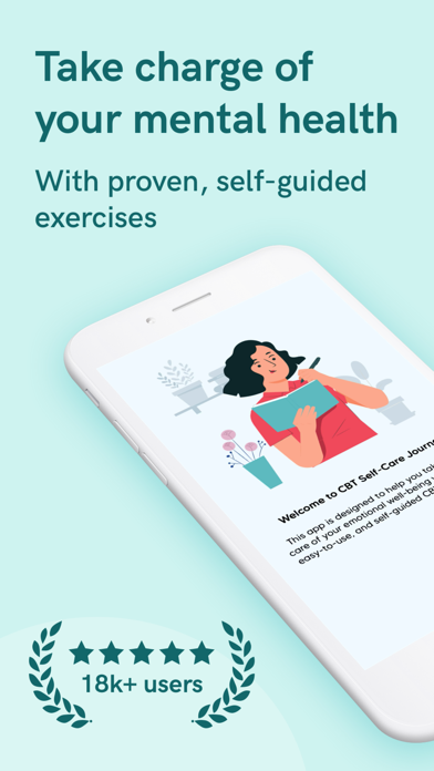 Screenshot #1 pour CBT Self-Care Journal