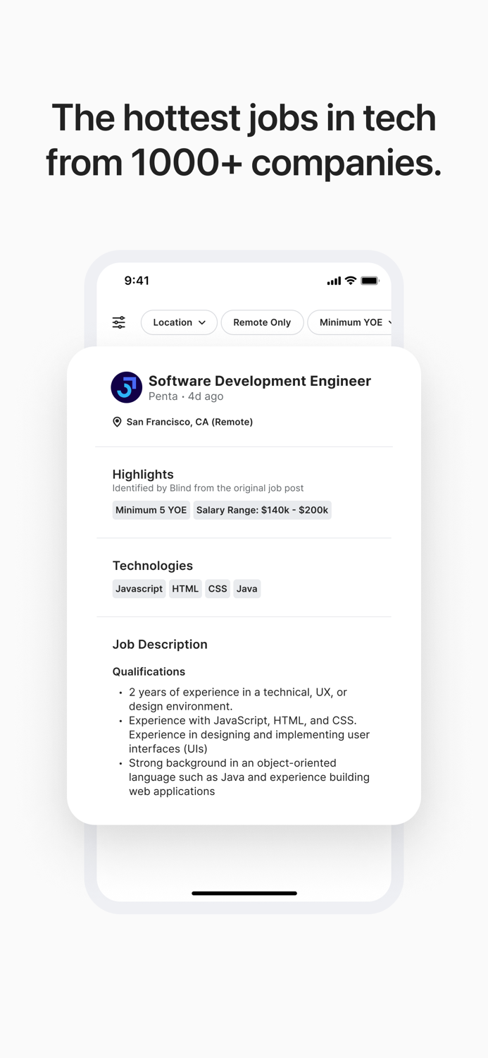 Blind - Professional Community