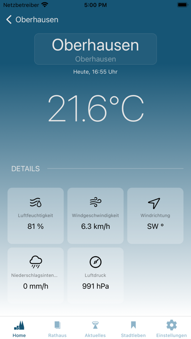 Oberhausen App Screenshot