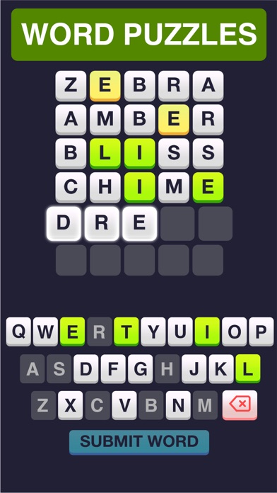 Wordy! Unlimited Word Game Screenshot