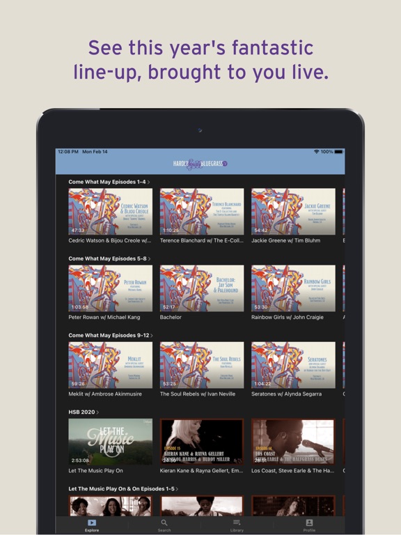 Screenshot #5 pour Hardly Strictly Bluegrass TV