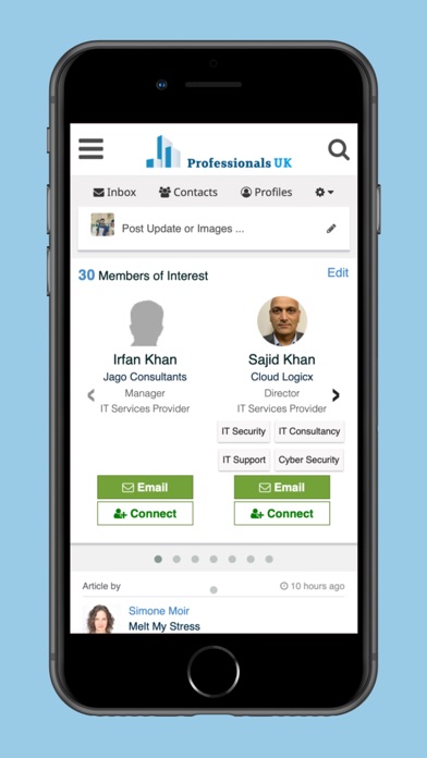 ProfessionalsUK Screenshot