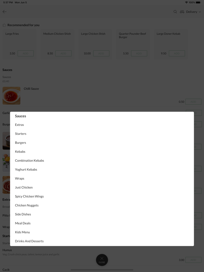 Super Kebab and Chicken