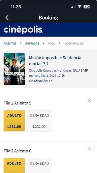 Cinepolis Honduras Screenshot